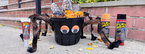 DIY Halloween Spider Treat Basket