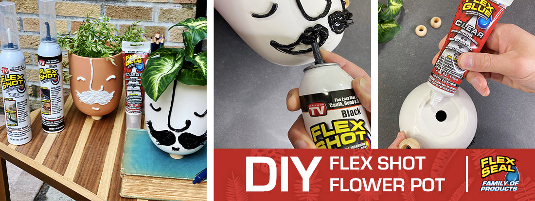 DIY Flex Shot Spring Face Planters – Flex Seal Canada