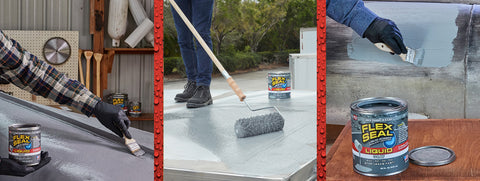 How to Use Flex Seal Liquid Grey for Canoe, Pontoon, and RV Repairs