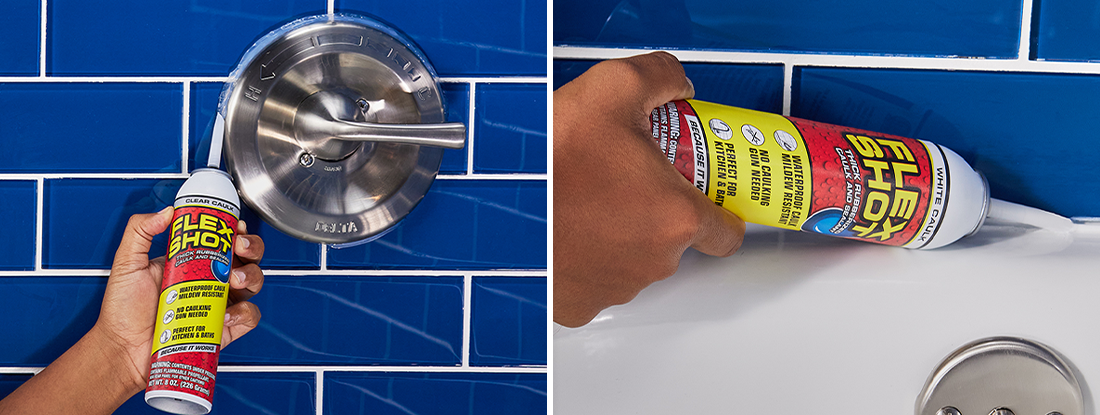 Quick and Easy Bathtub Caulking with Flex Shot – Flex Seal Canada