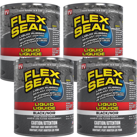 Flex Seal Liquid Revétement Scellant De Caoutchouc Liquide, Transparent,  128 oz.
